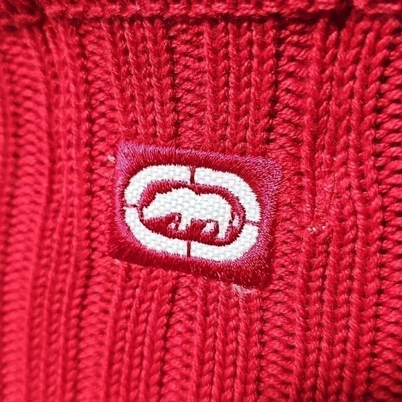 Ecko Red White Blue Sweater Size Medium - Picture 8 of 8
